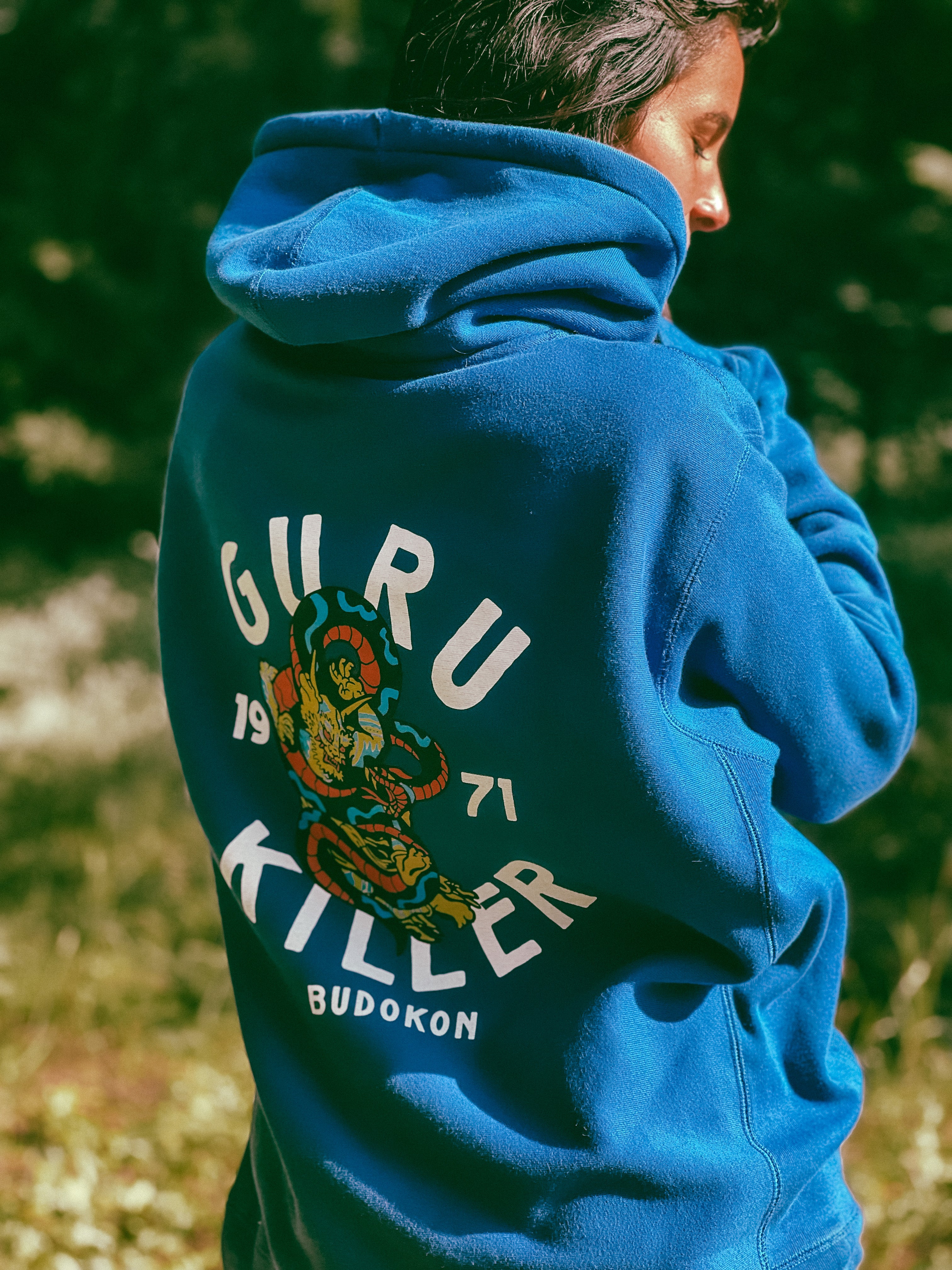 WOMEN'S LIMITED EDITION BLUE DRAGON SERPENT HOODIE