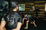 WOMEN'S TECHNO CAMO SHORT SLEEVE RASH GUARD