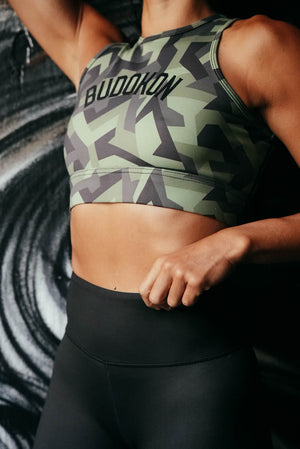 THE TECHNO CAMO BRA
