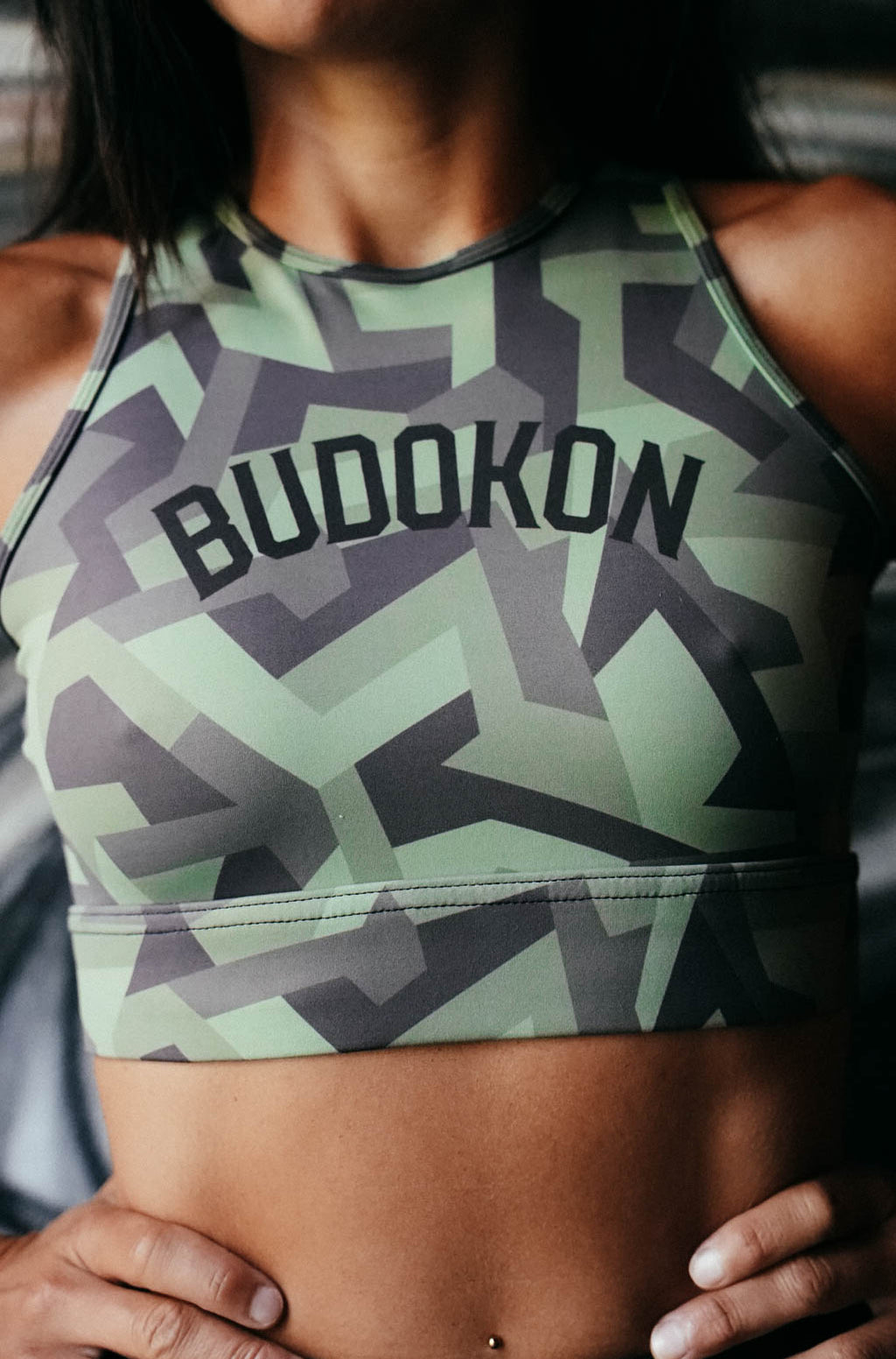 THE TECHNO CAMO BRA