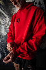 PRE-ORDER  -  THE RAW SERPENT HOODIE - RED