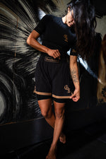 THE WOMEN'S GURUKILLER FIGHT SHORTS - BAMBOO INLAY