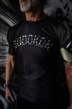 MEN'S TECHNO CAMO SHORT SLEEVE RASH GUARD