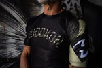 MEN'S TECHNO CAMO SHORT SLEEVE RASH GUARD