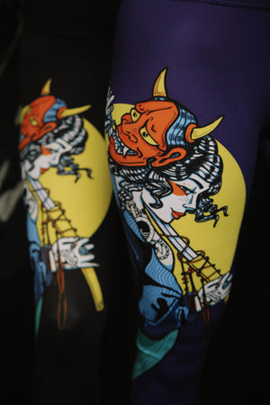 THE BLACK FEMALE SAMURAI LEGGINGS