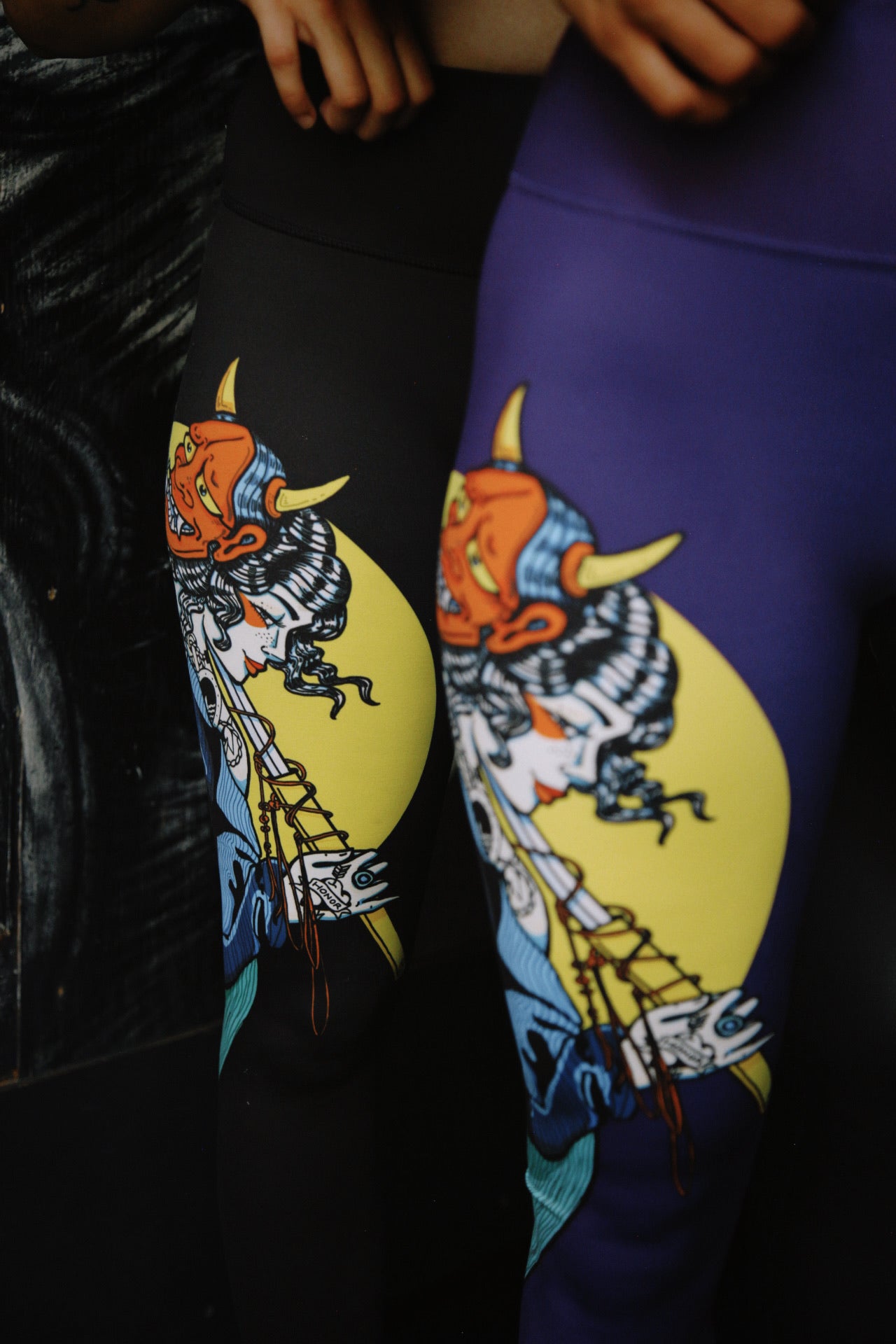 THE BLACK FEMALE SAMURAI LEGGINGS