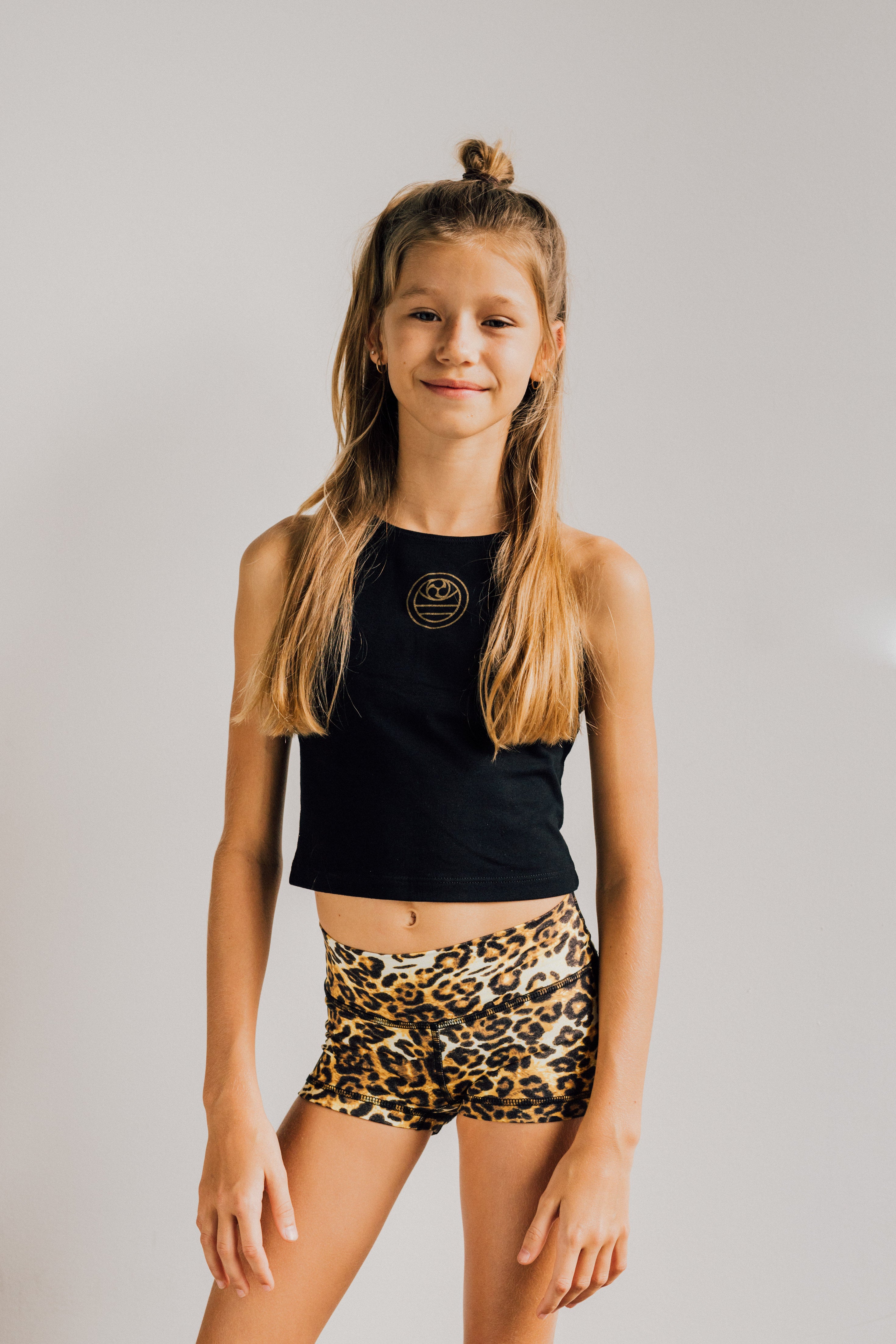 SHE-LEOPARD KIDS SHORTS - Main Image